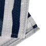 Рушник кухонний вафельний SoundSleep Stripes сіро-сині 34х60 см