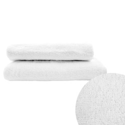 Terry towel with loop SoundSleep Lenity 70x140 cm 400 g/m2 white (94313277)