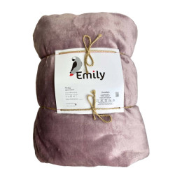 Плед Emily Comfort  велсофт 150х200 см 310гм2 пудровый (94264135)