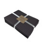 Комплект постільної білизни SoundSleep Stripe Chocolate сатин-страйп шоколад євро