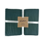 Комплект постільної білизни SoundSleep Stripe Dark Green сатин-страйп темно-зелений євро