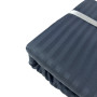 Комплект постельного белья SoundSleep Stripe Dark Grey сатин-страйп темно-серый евро