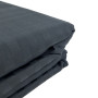 Комплект постельного белья SoundSleep Stripe Dark Grey сатин-страйп темно-серый семейный