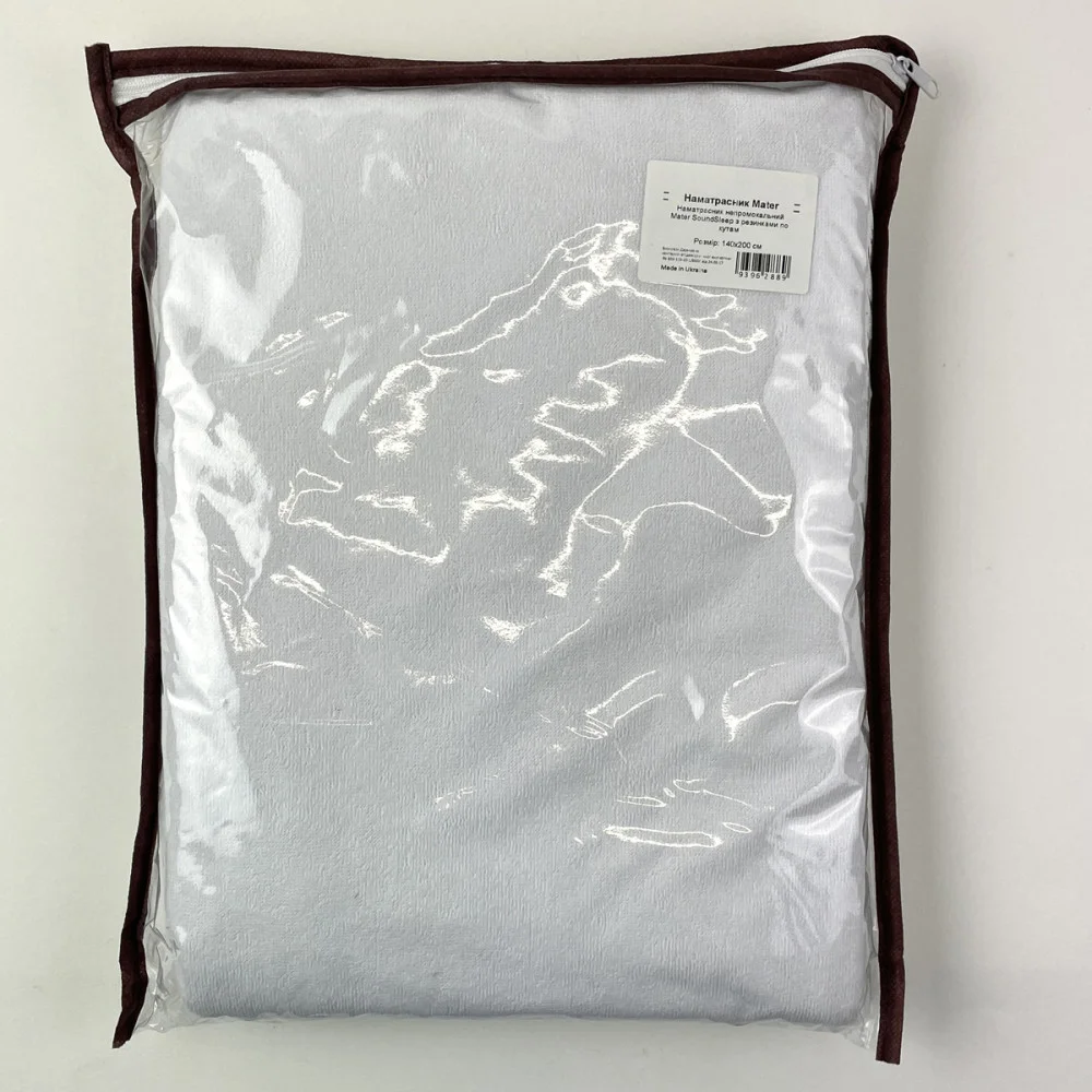 Наматрацник SoundSleep Mater непромокальний 90х200 см з гумками по кутах (93963268)