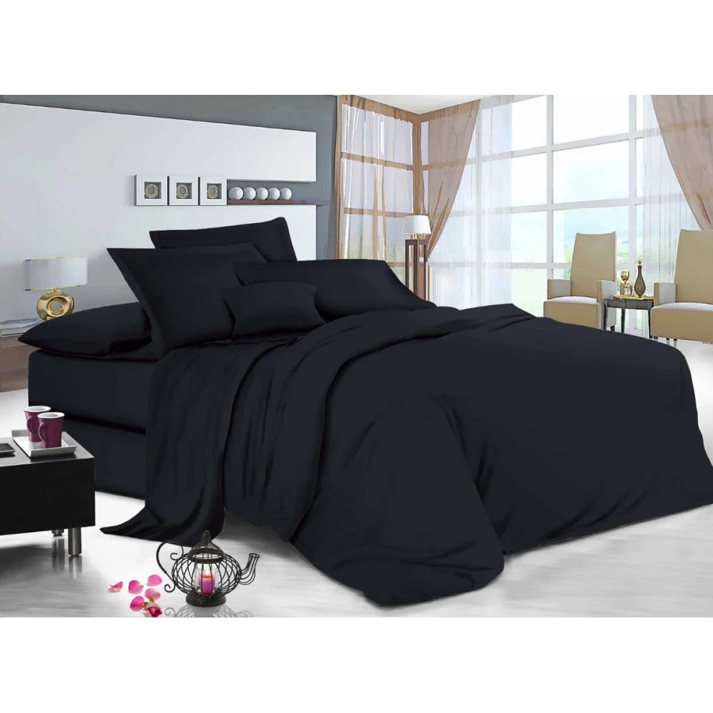 Простынь на резинке SoundSleep Manner Dark Grey бязь 140х200 см (93948623)