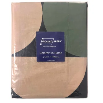 SoundSleep Sonia bedding set coarse calico Family 160x220 cm green (2800004762052)