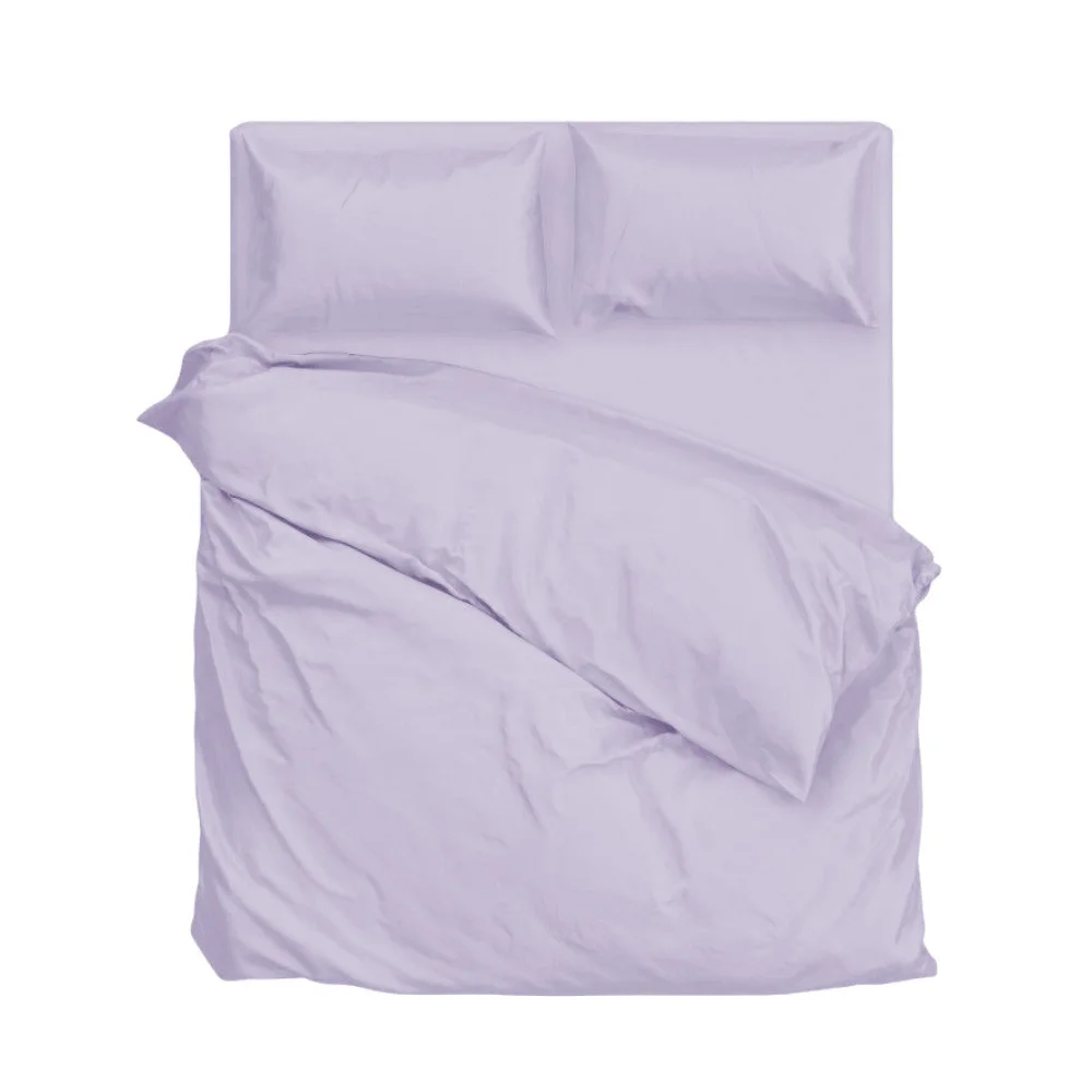 Простынь на резинке SoundSleep Lilac ранфорс 180х200 см лиловая (2800004761031)