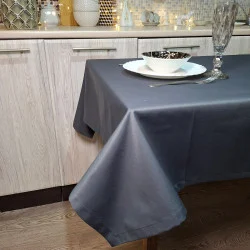 Tablecloth SoundSleep Loisa waterproof 110x140 cm dark gray (2800004658355)