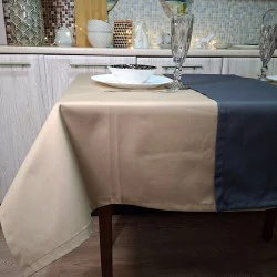 Tablecloth SoundSleep Loisa waterproof 110x140 cm beige (2800004658393)