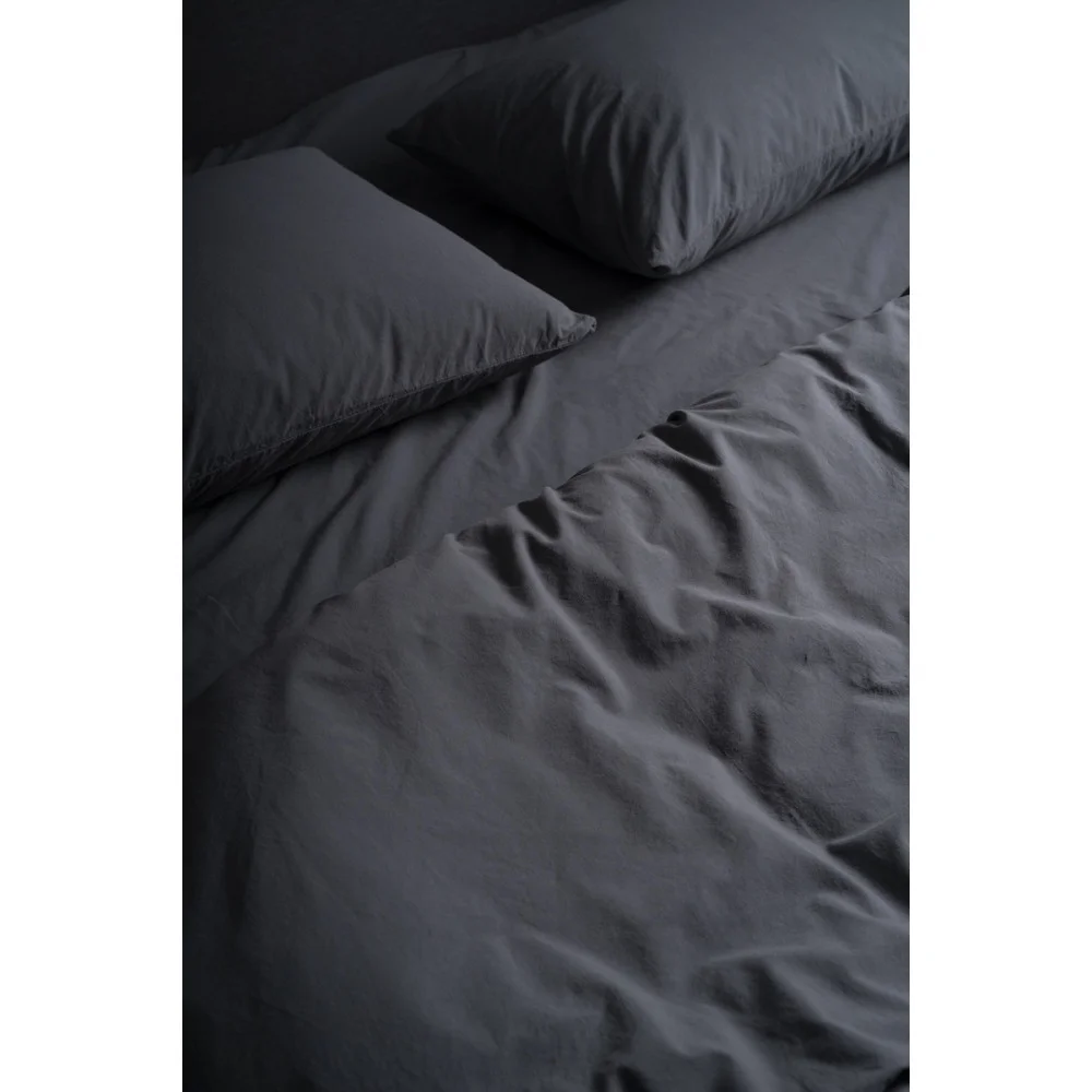 SoundSleep Stonewash Dark Gray family bedding set 160x220 cm dark gray (92669505)