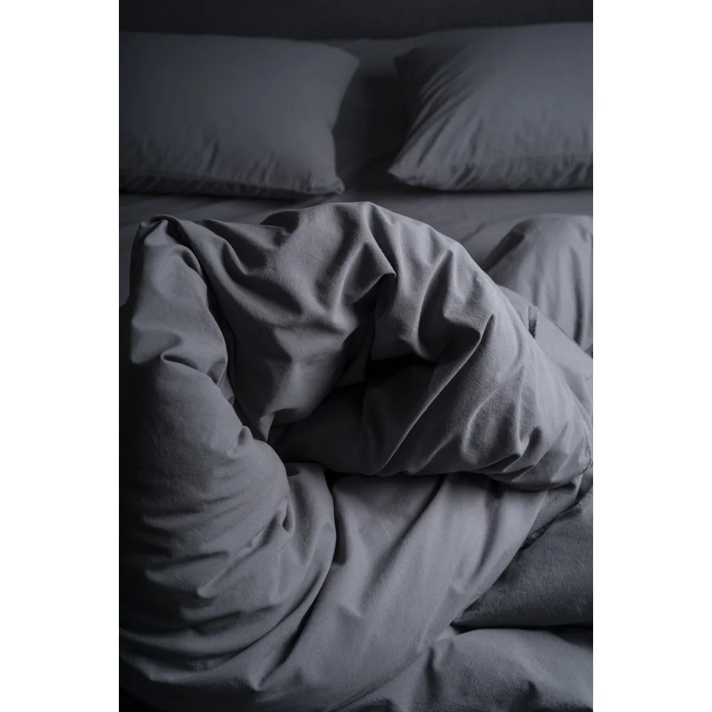 SoundSleep Stonewash Dark Gray family bedding set 160x220 cm dark gray (92669505)