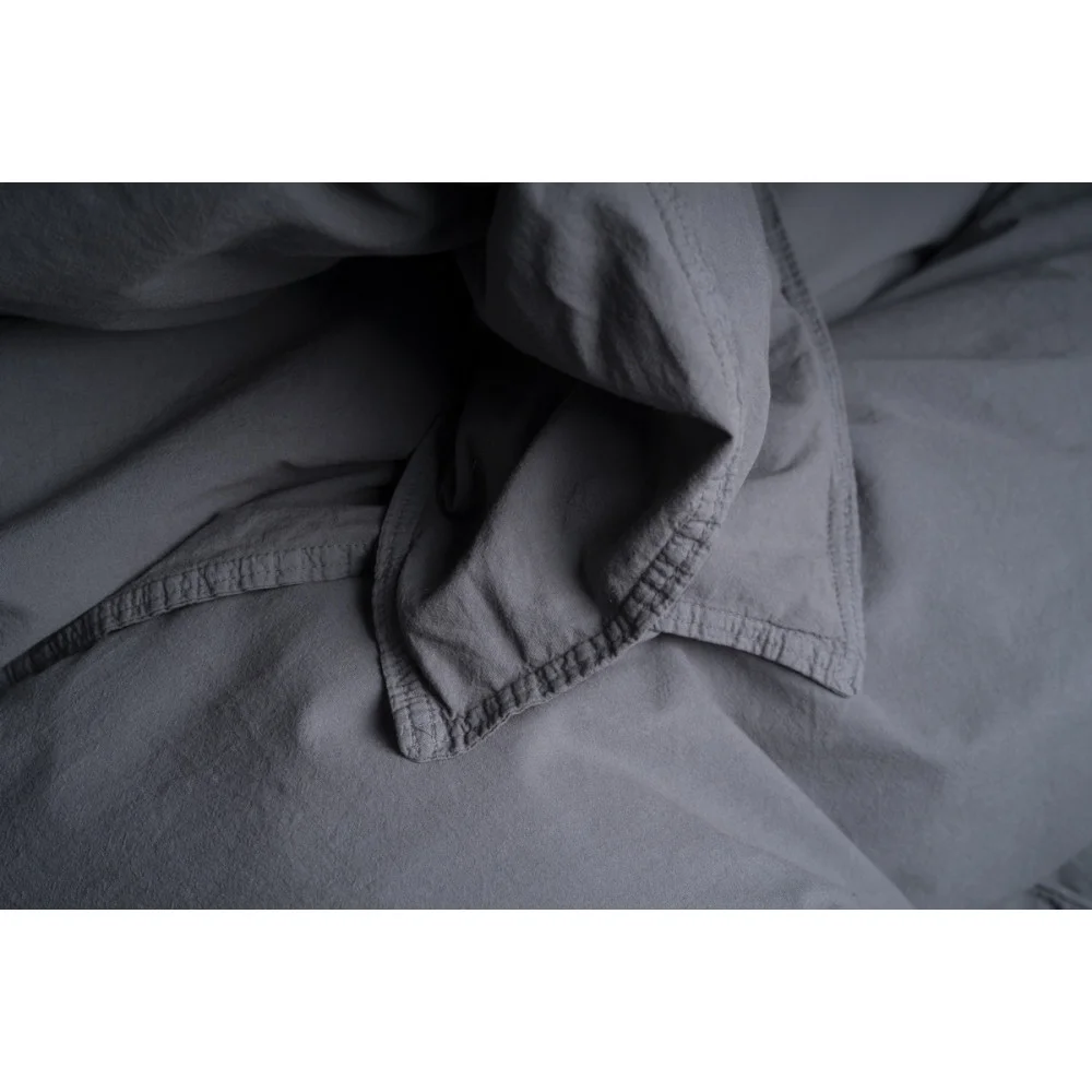 SoundSleep Stonewash Dark Gray family bedding set 160x220 cm dark gray (92669505)