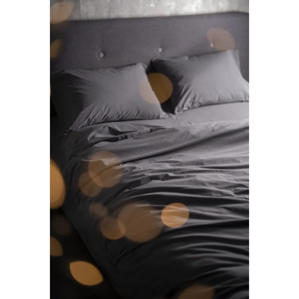 SoundSleep Stonewash Dark Gray family bedding set 160x220 cm dark gray (92669505)