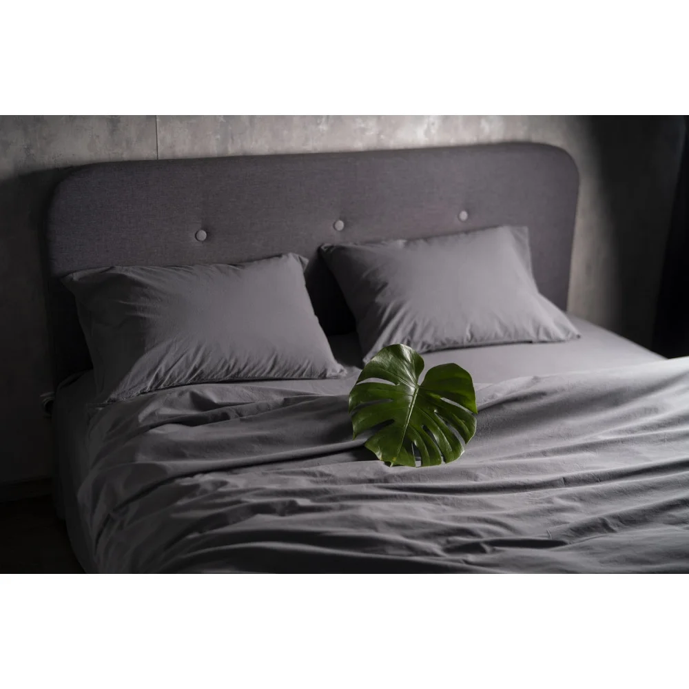 SoundSleep Stonewash Dark Gray family bedding set 160x220 cm dark gray (92669505)