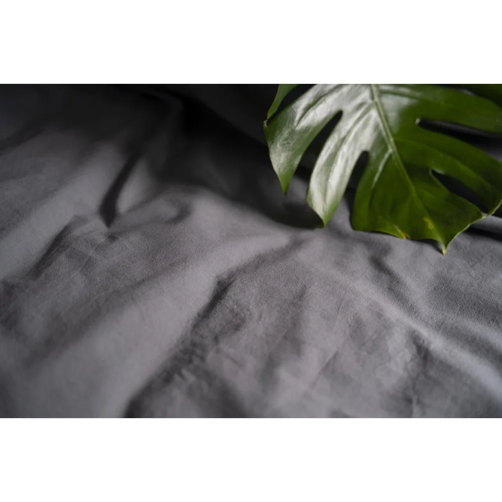 SoundSleep Stonewash Dark Gray family bedding set 160x220 cm dark gray (92669505)