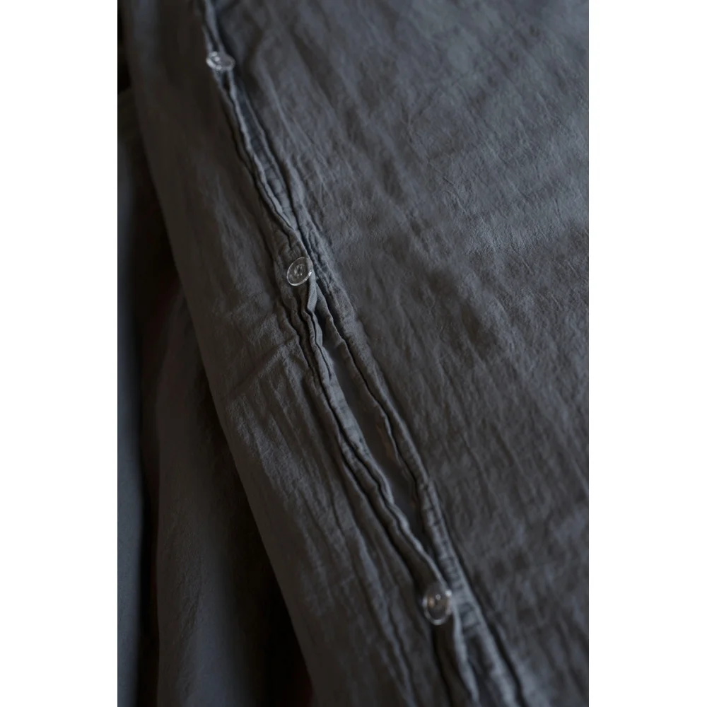 SoundSleep Stonewash Dark Gray family bedding set 160x220 cm dark gray (92669505)