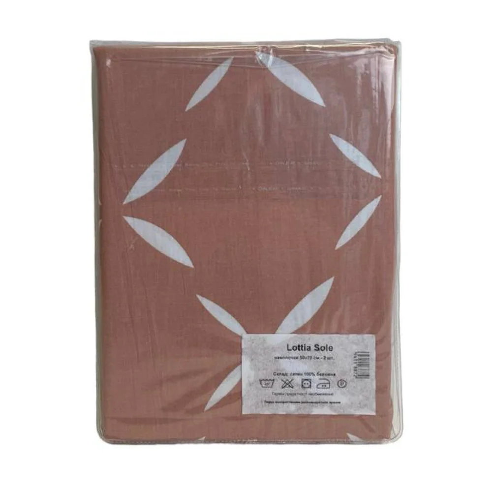Set of pillowcases SoundSleep Lottia Sole satin 50x70 cm 2 pcs (94118872)