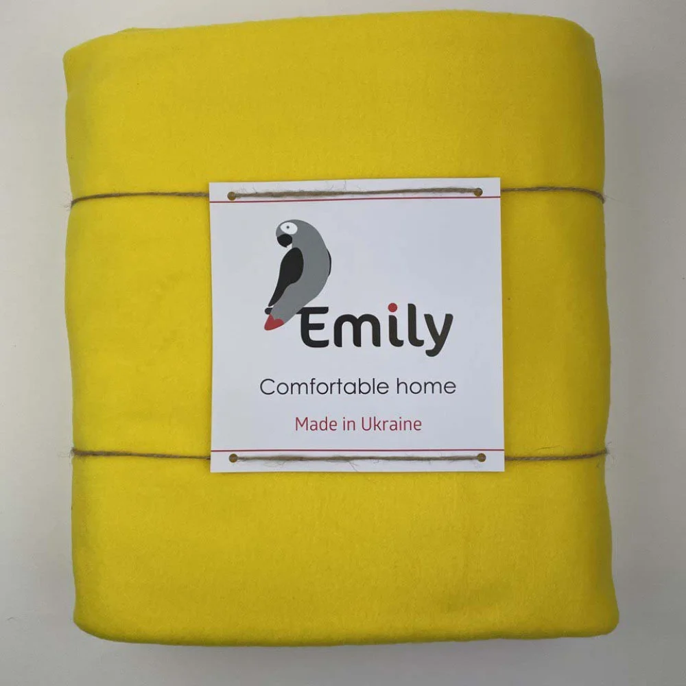 Плед Emily Сomfort флісовий 150х210 см жовтий (93964098)