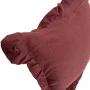 Декоративная наволочка SoundSleep Muslin Burgundy 45х45 см с рюшами бургунди (94331776)