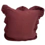 Декоративная наволочка SoundSleep Muslin Burgundy 45х45 см с рюшами бургунди (94331776)