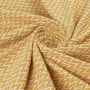 Plaid Vladi Valencia Antonio cotton 140x200 cm white and mustard (2800004497213)