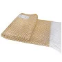 Plaid Vladi Valencia Antonio cotton 140x200 cm white and mustard (2800004497213)