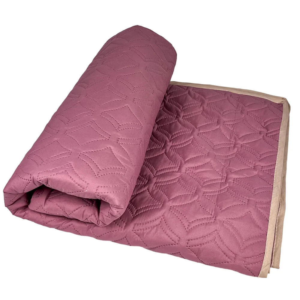 Покривало SoundSleep Soft Dream двостороннє 200х220 см рожево-ванільне (94395945)