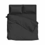 Комплект постельного белья SoundSleep Silken сатин-страйп Двухспальный евро 200х220 см черный (2800004482219)