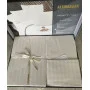 Комплект постельного белья Altinbasak Poplin Infinity Ivory поплин Евро 200x220 см кремовый (m018669)