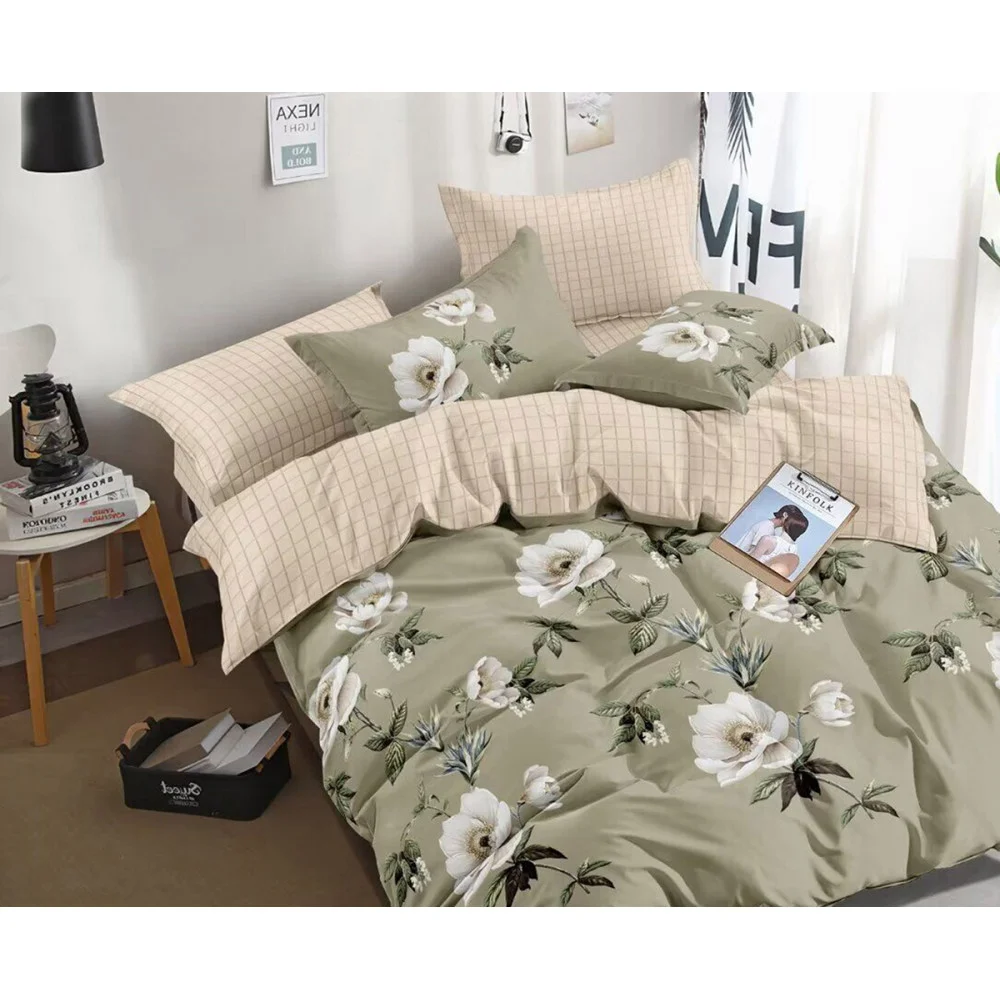 Комплект постельного белья SoundSleep Solia бязь Двухспальный 175х215 см бежевый (2800004649797)