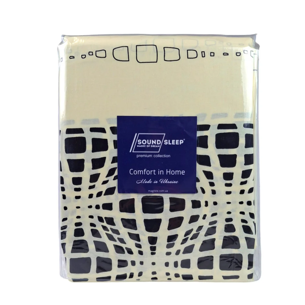  SoundSleep Runa bedding set coarse calico One and a half 140x205 cm milk (2800004680615)
