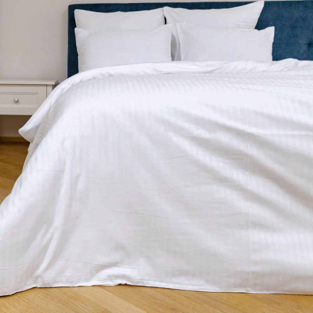 Пододеяльник SoundSleep отель сатин-страйп 175х210 см белый (92890985)
