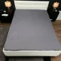 Простынь на резинке SoundSleep Delicacy фланель 160х200 см серый (94286991)