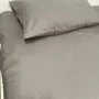 Простынь на резинке SoundSleep Delicacy фланель 160х200 см серый (94286991)
