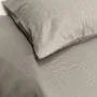 Простынь на резинке SoundSleep Delicacy фланель 160х200 см серый (94286991)
