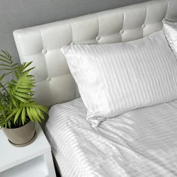 Наволочка Stripe Sence SoundSleep сатин-страйп белый 70х70 см
