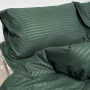 Комплект постельного белья Emily Fiber Green Stripe микрофибра двуспальный 175х205 см зеленый (94193695)