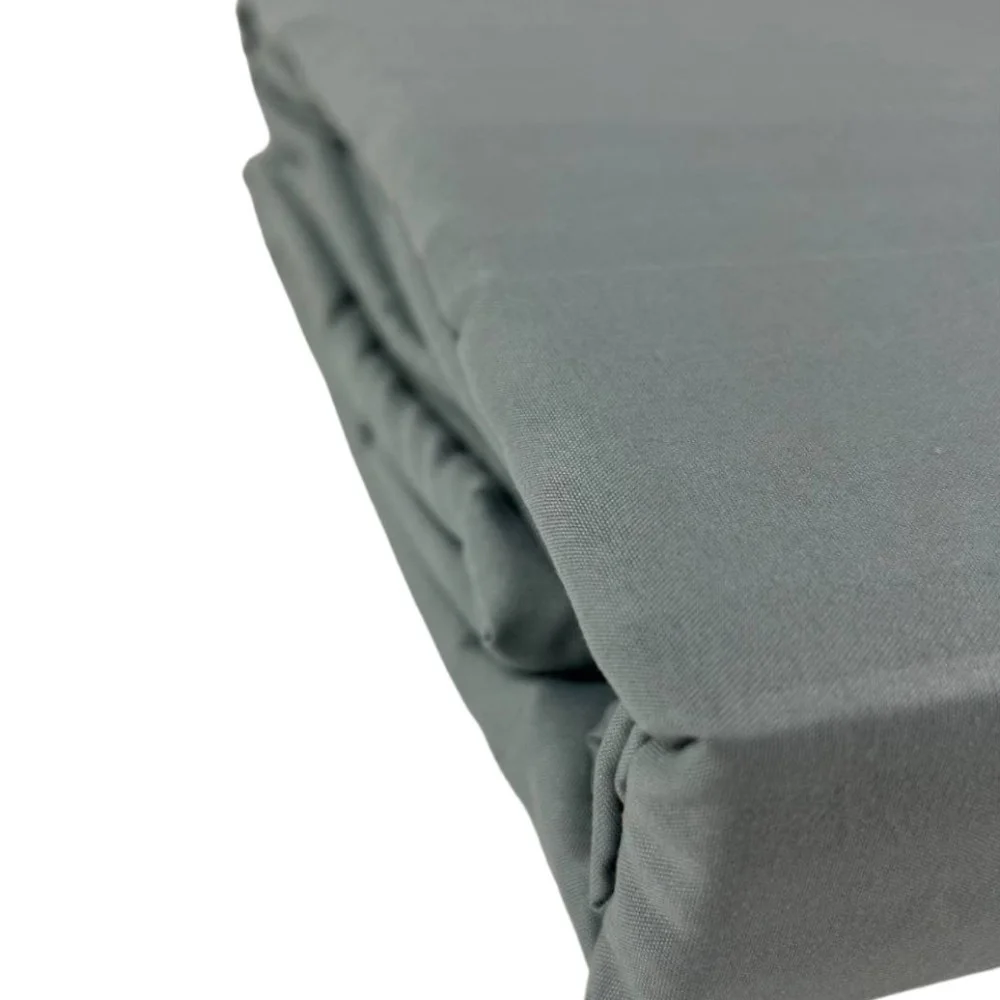 Комплект постільної білизни Emily Fiber Grey Stripe мікрофібра двоспальний 175х205 см сірий (94193749)