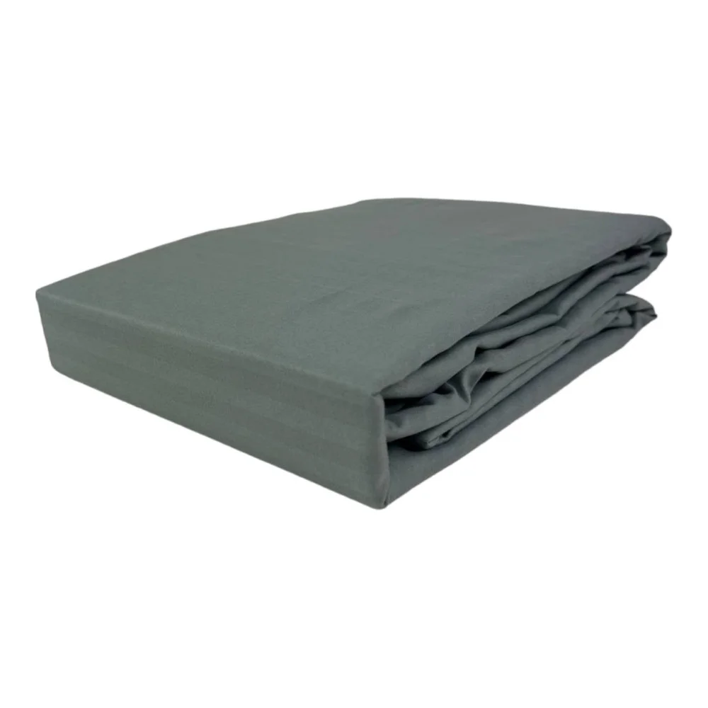 Комплект постільної білизни Emily Fiber Grey Stripe мікрофібра двоспальний 175х205 см сірий (94193749)