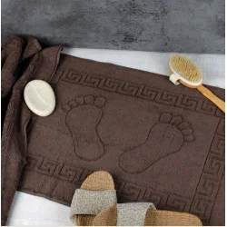 SoundSleep Solenta terry jacquard foot towel 50x70 cm 750 g coffee (2800004667654)