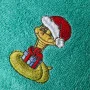 Рушник SoundSleep Symbol of the Year 2025 новорічний з вишивкою в тубусі махровий 40х70 см аква (2800004667869)