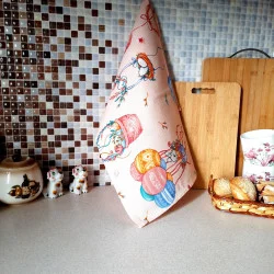 Kitchen towel Emily Easter waffle 45x60 cm (94072921)
